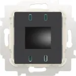 ABB Busch-Jaeger BJ 1096 UTA-BT Patalpos temperatūros reguliatoriaus įdėklas 24V normaliai atviras kontaktas su ekranu