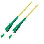 EFB Elektronik Simplex Jumper SC/APC-SC/APC 9/125&micro;m OS2 LSZH Yellow 3,0mm 20m