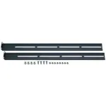 AIXCASE AIX-19K1UMR-B Rack Keyboard Slide Rail Kit - Black - 1U - 19 inch