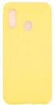 Evelatus Samsung A20e Soft Touch Silicone Case with Strap Yellow