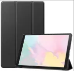 Evelatus Galaxy Tab A7 10.4 (2022) Folio Case su imitaciniu mikropluo&scaron;tu viduje - Juoda