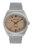 JASON HYDE JH10011 Unisex laikrodis 40mm nerūdijantis plienas mėlyna perdirbto PET audinio kvarcinis