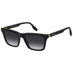 THE MARC JACOBS MARC846S807 Vyri&scaron;ki kvadratiniai akiniai nuo saulės &ndash; juodas acetatinis rėmelis, pilki polikarbonatiniai lę&scaron;iai, UV400 apsauga