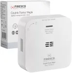 FIRESCO FCO-850 SA anglies monoksido detektorius su LCD ekranu, 10 metų tarnavimo laikas