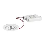 Brumberg Nivalis LED Recessed Spotlight 8W 3000K 650lm White Cut-out 68mm