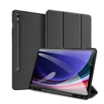 Dux Ducis Domo Folio Case su Smart Sleep, skirta Samsung Galaxy Tab S9 - juoda