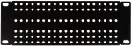ATTE ADD-RACK10-2U1 10-Inch 2U Rack Mounting Adapter with Straight Holes, Black