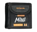 SUNNYLIFE Fireproof Battery Safety Bag, skirta 2x DJI Mini 5/4/3 Pro / Mini 3 / Lito 1 / Lito X1 akumuliatoriams