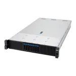 ASUS RS720A-E13-RS8G Socket SP5 stelažinis serveris (2U) juodas, sidabrinis
