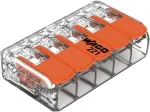 WAGO 221-415 COMPACT jungiamoji gnybtų jungtis 5 laidininkams, 0,2-4 mm&sup2;, 25 vnt. pakuotė