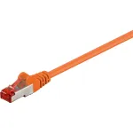 Wentronic Goobay CAT 6 jungiamasis laidas, S/FTP (PiMF), oranžinis, 5 m - LSZH halogenų neturintis, varinis (93475)