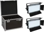 EUROLITE rinkinys 2x LED PLL-480 QCL panelė + dėklas 20000932