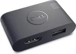 Dell DA20 USB-C mobilusis adapteris - HDMI, VGA, Gigabit Ethernet, USB 3.0, juodas V1J4H