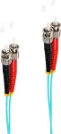 SHIVERPEAKS BS77905/3 5 m ST-ST OM3 daugiamodis dvigubas optinis pleistras, aqua