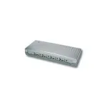 EXSYS EX-1163 4 prievadų USB 2.0 &scaron;akotuvas su maitinimo adapteriu, plastikinis, juodas