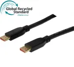 Exertis Connect DisplayPort 2.1 kabelis, 80 Gbit/s, UHBR20, 4:4:4, GRS, DisplayPort vyri&scaron;kas į vyri&scaron;ką, 1,0 m 127241