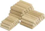 Wolfcraft mediniai kai&scaron;čiai 8 mm x 40 mm, 150 vnt., buko, grioveliais, DIN 68150 2907000