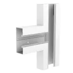 OBO Bettermann T formos at&scaron;aka GK-T70170RW, grynai balta, 70x170mm, 6274760