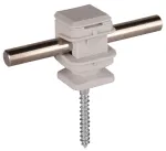 DEHN 204006 laidininko laikiklis 8 mm apvaliam laidininkui, pilkas
