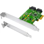 DAWICONTROL DC-600e RAID valdiklis, SATA, Serial ATA II, 0, 1, JBOD, 5 Gbit/s, Marvell 88SE9128, Windows 2000