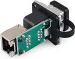 GoodConnections Alcasa IC06-R302 pramoninis RJ45 sujungėjas, IP65/IP67, pilkas, cinko korpusas, -40 iki 80&deg;C