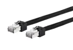 METZ CONNECT 13084U1500-E Cat.6 Ultraflex500 VoIP komutacinis kabelis RJ45 male to RJ45 male, AWG 26/7, PUR, juodas, 1,5 m