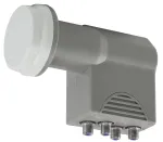 AXING SCO 4-10 Quattro LNB su 40 mm tiekimo galvute, 4 i&scaron;ėjimais, UHD/3D paruo&scaron;tas SCO00410