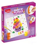 Maped Creativ dažymo pagal skaičius rinkinys Kawaii Food Sweet &ndash; 2 i&scaron; anksto atspausdinti paveikslai, 10 akrilinių dažų, teptukas, nuo 7 metų, 907088