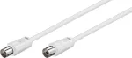 TECLINE Wentronic Goobay antenos jungties kabelis, baltas, 20 m - IEC koaksialinis vyri&scaron;kas į IEC koaksialinį moteri&scaron;ką (50125)