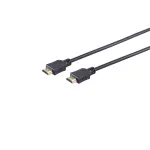 Wentronic 77473-E 3 m HDMI kabelis, 3D, Ethernet, 4K 60 Hz, paauksuotas