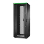 APC Easy Rack ER8202 42U 19" stelažinė spinta, stogas, &scaron;oninės sienelės, ratukai, kojelės, 4 laikikliai, be dugno, 1991A x 800P x 1000G mm, juoda