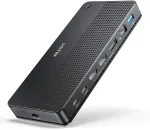 UNITEK D1103A01 USB4 dokų stotelė juoda, 100W Power Delivery
