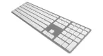 Klaviatūra Matias Mac Silver FK418BTS-UK, kompakti&scaron;ka, USB jungtis