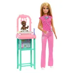 Barbie Baby Doctor lėlė su &scaron;viesiaplauke mados lėle, 1 kūdikio lėlė, baldai ir aksesuarai
