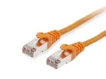 Pataisinis laidas Equip Cat.6A S/FTP RJ-45 0,25 m Oranžinis