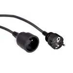 Cable Company PSPC05 Prailginimo laidas 5m 1 AC lizdas Juodas