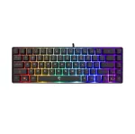 White Shark GK-2201 Ronin juoda US &ndash; kompakti&scaron;ka membraninė klaviatūra su LED ap&scaron;vietimu