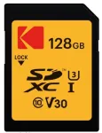 Kodak atminties kortelė 128GB SDXC UHS-I UHS Class 3 / Class10 650x (EKMSD128GXC10HPRK)