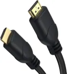 HDMI kabelis helos 288395 &mdash; HDMI vyras į vyrą, 4K, 7,5 m, juodas