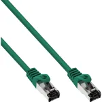 InLine Patch laidas, S/FTP (PiMf), Cat.8.1, 2000MHz, halogen-free, žalias, 0,25m