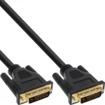 InLine DVI-D Premium laidas 24+1 vyras / vyras Dual Link auksuotas 10m
