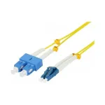 Synergy 21 LWL-2-Faser-Patchk. 7.5mtr.LC-SC 9/125um OS2 AD 2mm flexible Knickschutzt&uuml;lle - Single- bzw. Monomode-Faser - 7,5 m