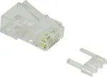 VALUE - Netzwerkanschluss - RJ-45 (M) - ungeschirmt - CAT 6e - durchsichtig (Packung mit 10) (21.99.3062)