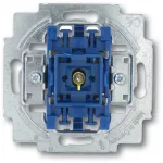 Busch-Jaeger 2020 USGL 1P mėlynas metalikas &ndash; 1-polius jungiklis, 250 V, 10 A, 71&times;71&times;25 mm