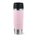 Kelioninis puodelis EMSA Travel Mug Waves Grande 500 ml rožinis, nerūdijantis plienas