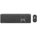 Logitech Signature Slim Combo MK950 &ndash; belaidė klaviatūra ir pelė, pilno dydžio, QWERTY ispani&scaron;kas i&scaron;dėstymas, grafitas (920-012486)