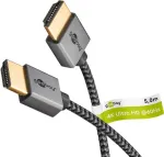 Goobay Slim High-Speed-HDMI -Kabel mit Ethernet - 4K/60Hz (75755)