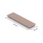 Termo pagalvėlė DeLOCK 18479 3 W/m&middot;K rožinė 20x70x0,75 mm