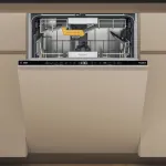 Indaplovė Whirlpool MaxiSpace W8I HT58 T, pilnai įmontuojama, 14 komplektų