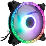 INTER-TECH RS-071 120mm ARGB korpuso ventiliatorius &ndash; juodas